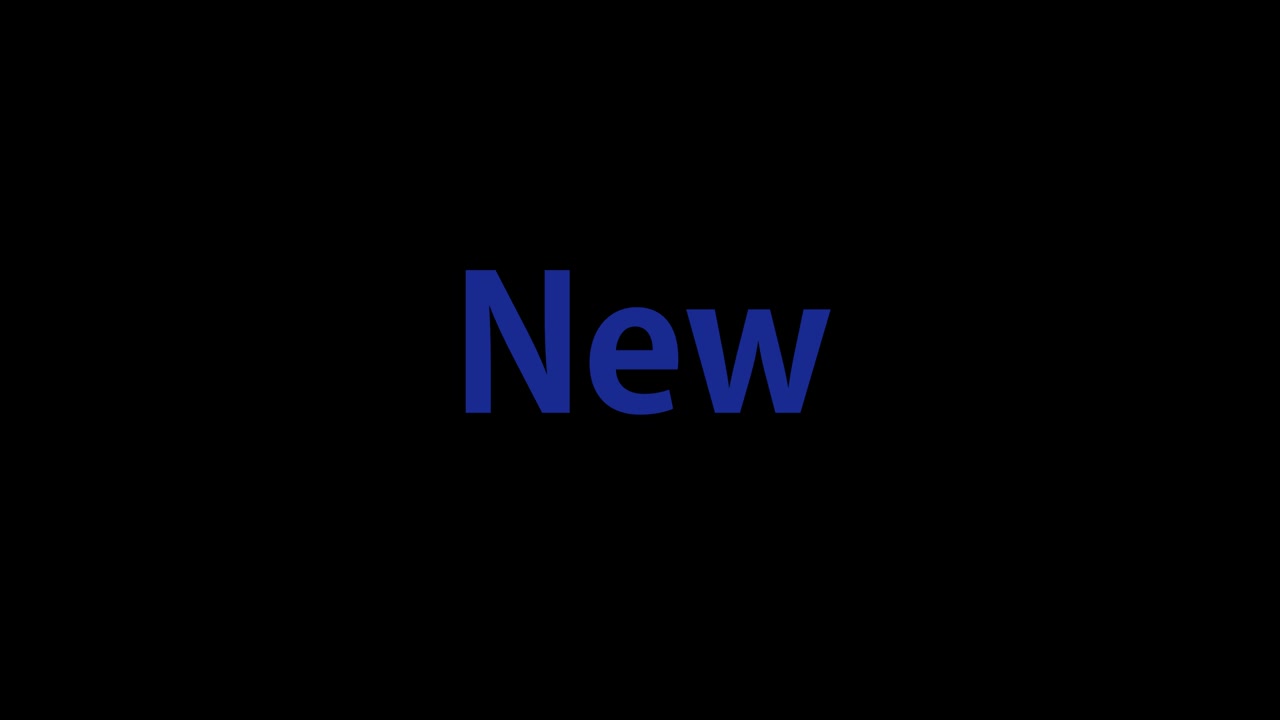 Neue Textanimation Nachrichten-Motion-Graphics