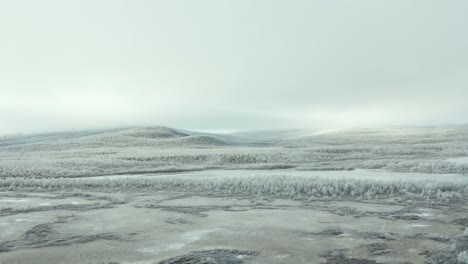 Aerial-view-of-a-stark-winter-landscape