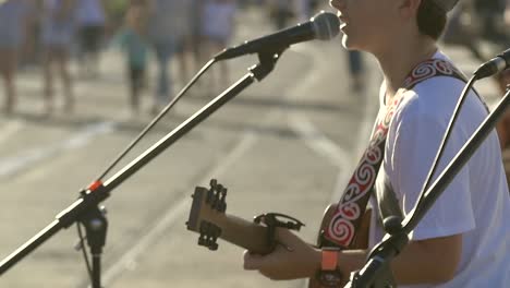 young busker