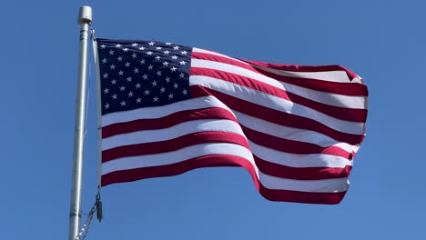 us flag waving slow motion 4k