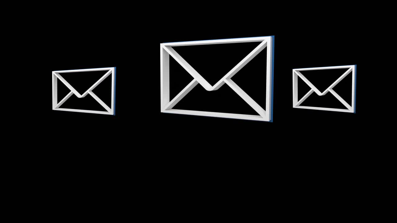 Envelope icons 4k