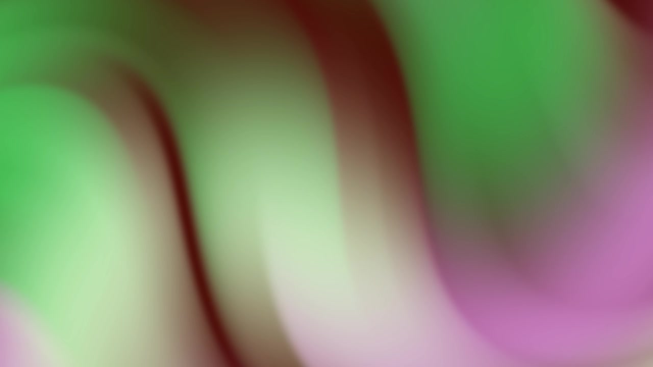 Smooth Flowing Abstract Gradient in Green and Pink
