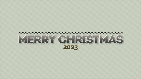 2023-and-Merry-Christmas-with-geometric-squares-on-green-gradient