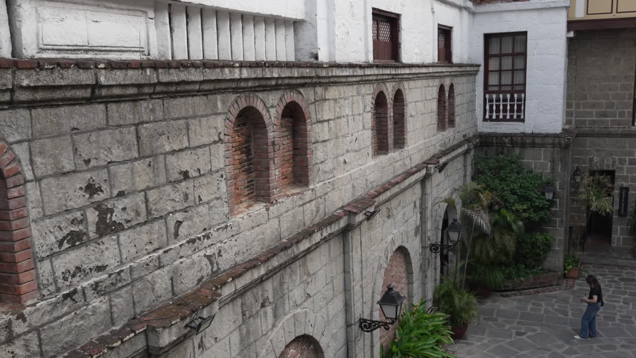 Exploring the Historic Stone Walls and Courtyards of Intramuros, Philippines