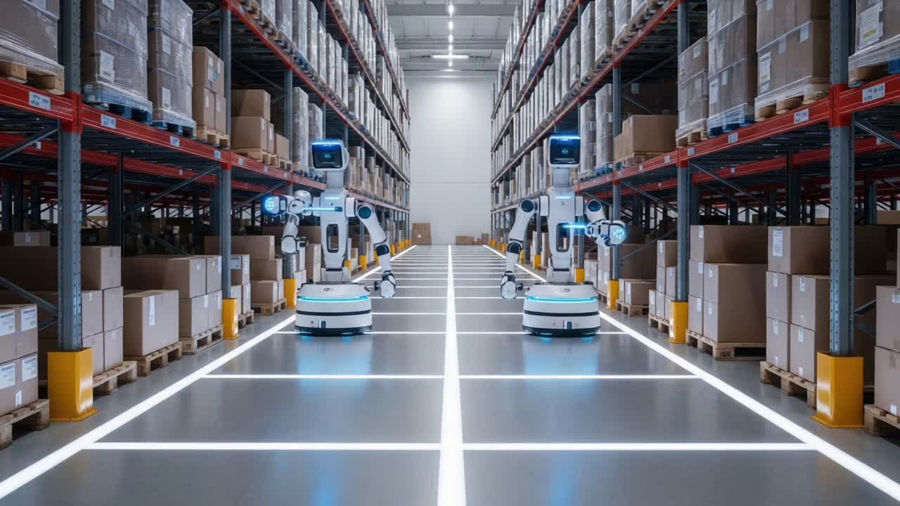 Innovative Robotics in Modern Warehousing: Autonomous Robots Enhancing Efficiency and Productivity in Streamlined Storage Environments with Advanced Navigation Systems