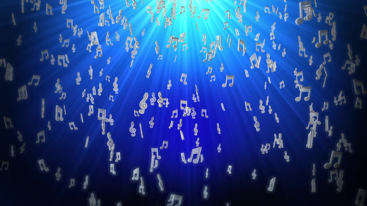 추상적인 음악 노트 배경