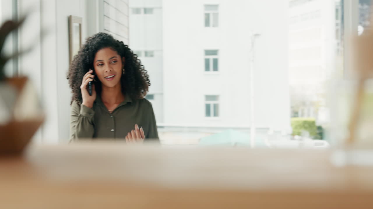 Home, phone call and communication from girl