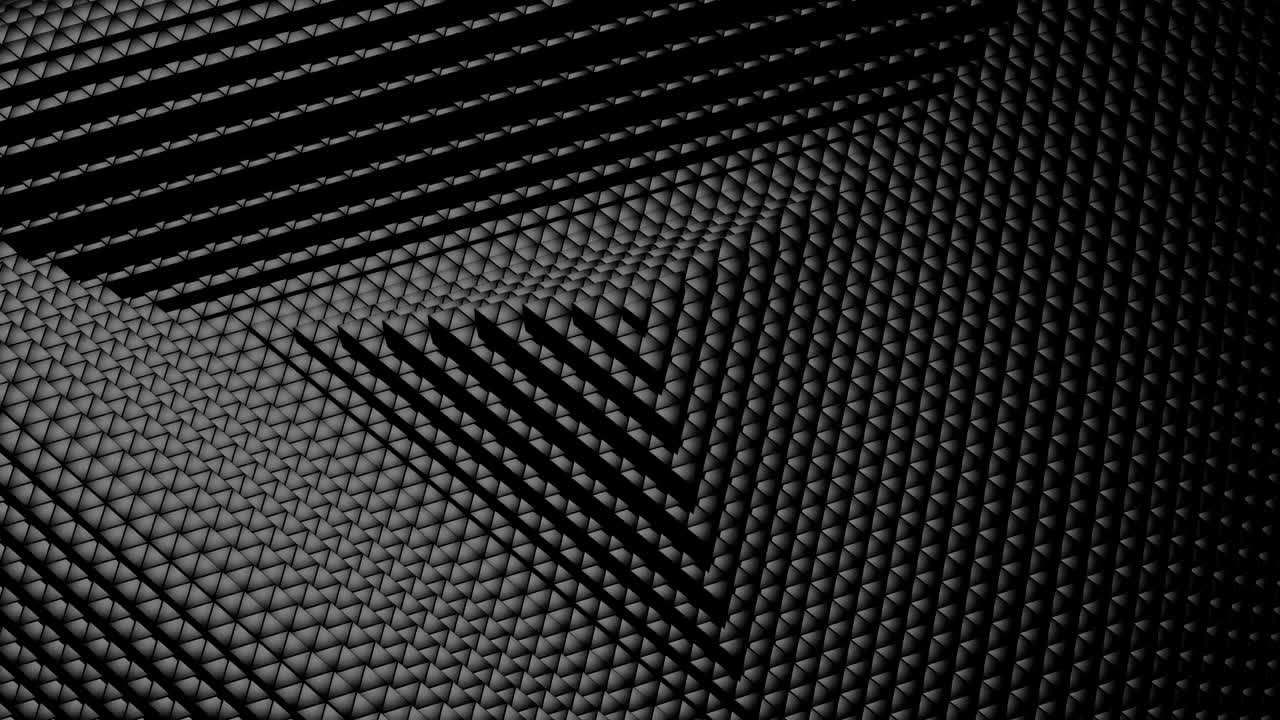 los triángulos formaron una onda