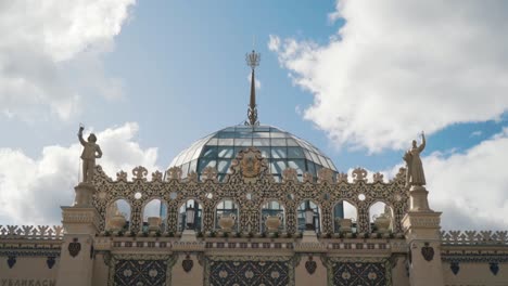 architectural detail of a palace or museum