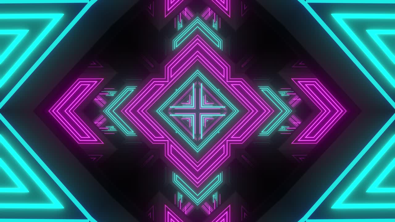 fondo con patrón geométrico de neón