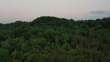 Luna-De-Sangre-Sobre-Oak-Ridge,-Tennessee