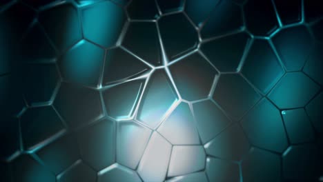 Fondo abstracto de geometría azul