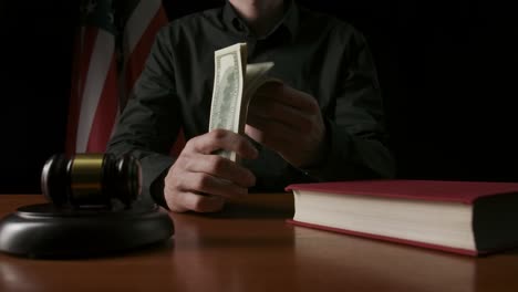 bribery or corruption in court