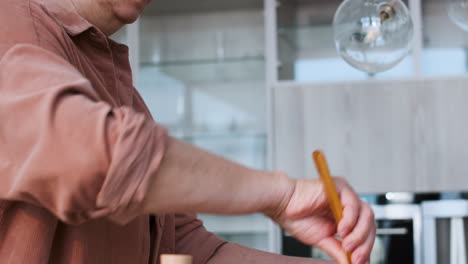 woman preparing a salad