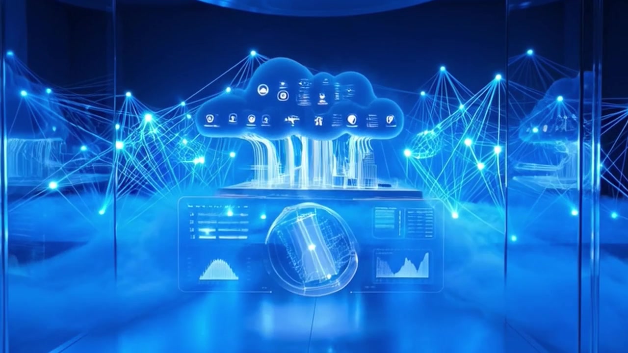 Digital Cloud Computing Network Visualization with Data Analytics