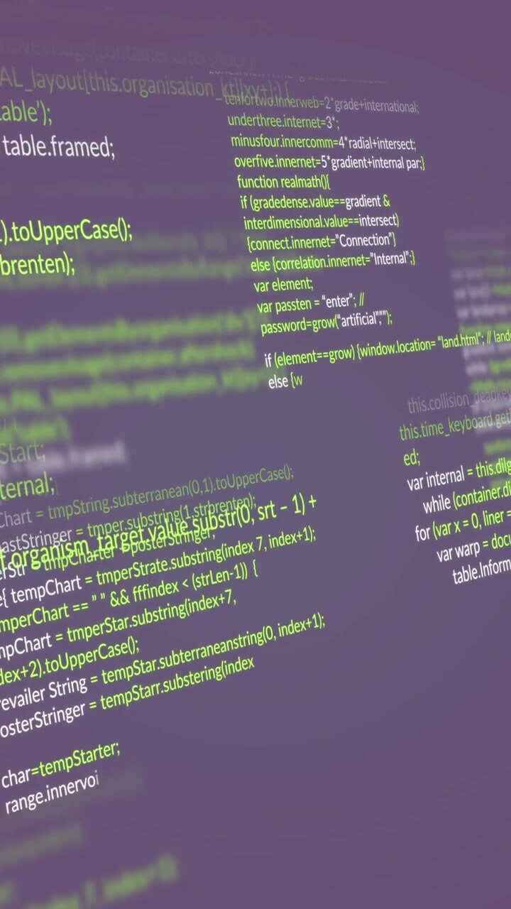 Animation of financial data processing with statistics