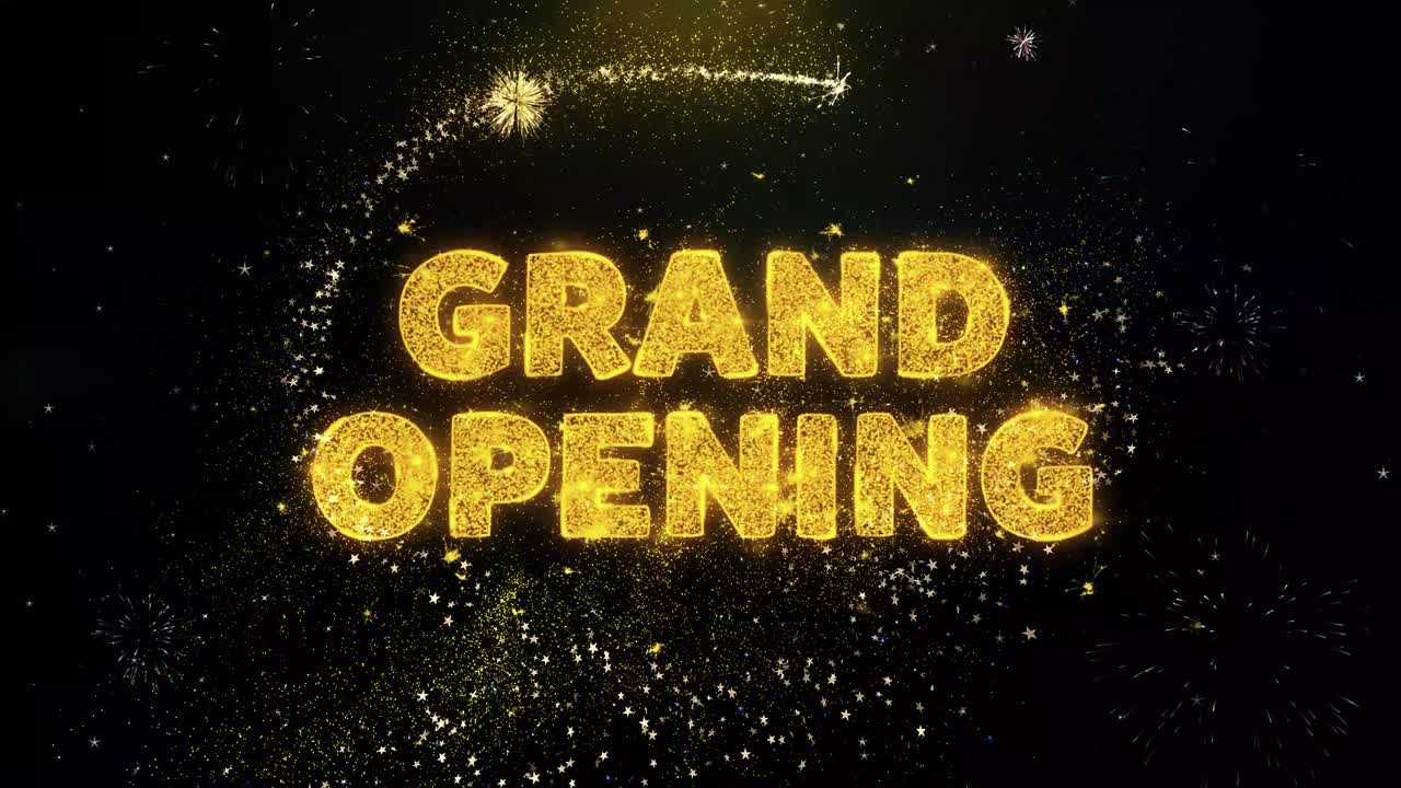 Grand Opening Celebration with Fireworks