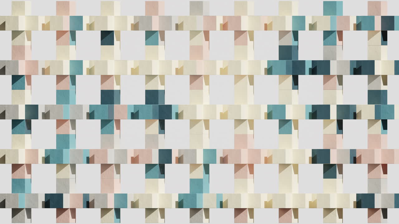 Geometric Pattern with Pastel Colors