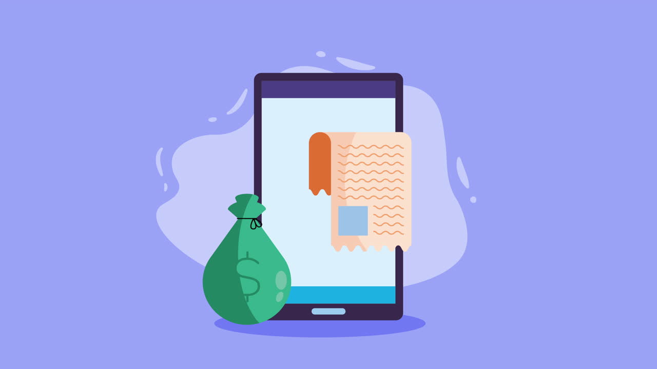 모바일 결제 일러스트레이션