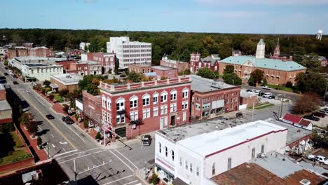 tarboro nc, tarboro north carolina aerial in 4k