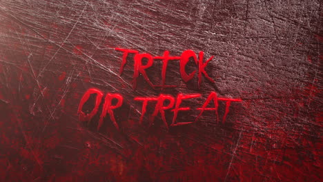 trick or treat on mystical horror background with dark blood 1