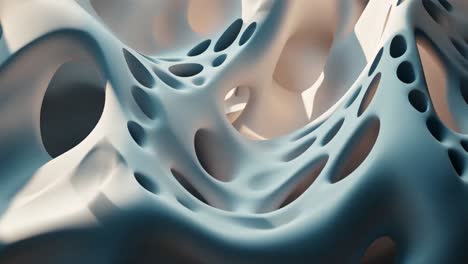 abstract 3d organic structure