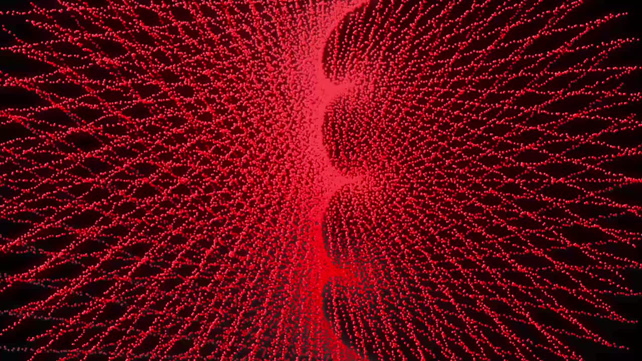 cambio de color del arco iris animación de patrón de forma de punto