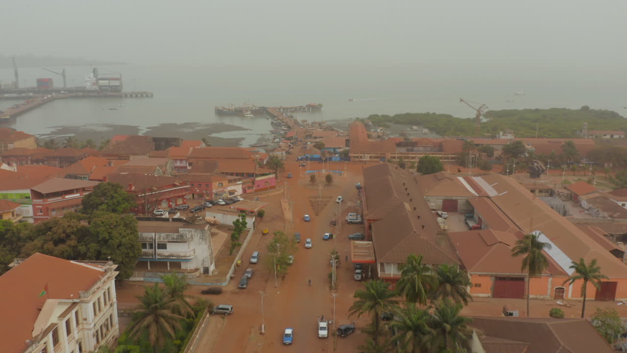 Foggy Panorama of Guinea-Bissau Capi
