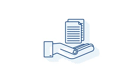 documentos papeles en las manos. gráfico de movimiento. icono de negocios. diseño de sombras