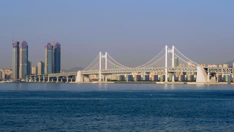 gwangan bridge in busan city , south korea