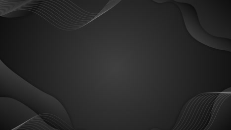 Motion-Graphic-of-Gradient-black-background-with-wavy-lines