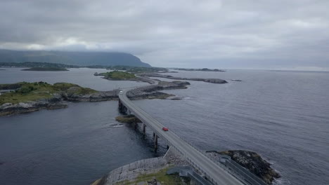 Antenne:-Atlantikstraße-In-Norwegen