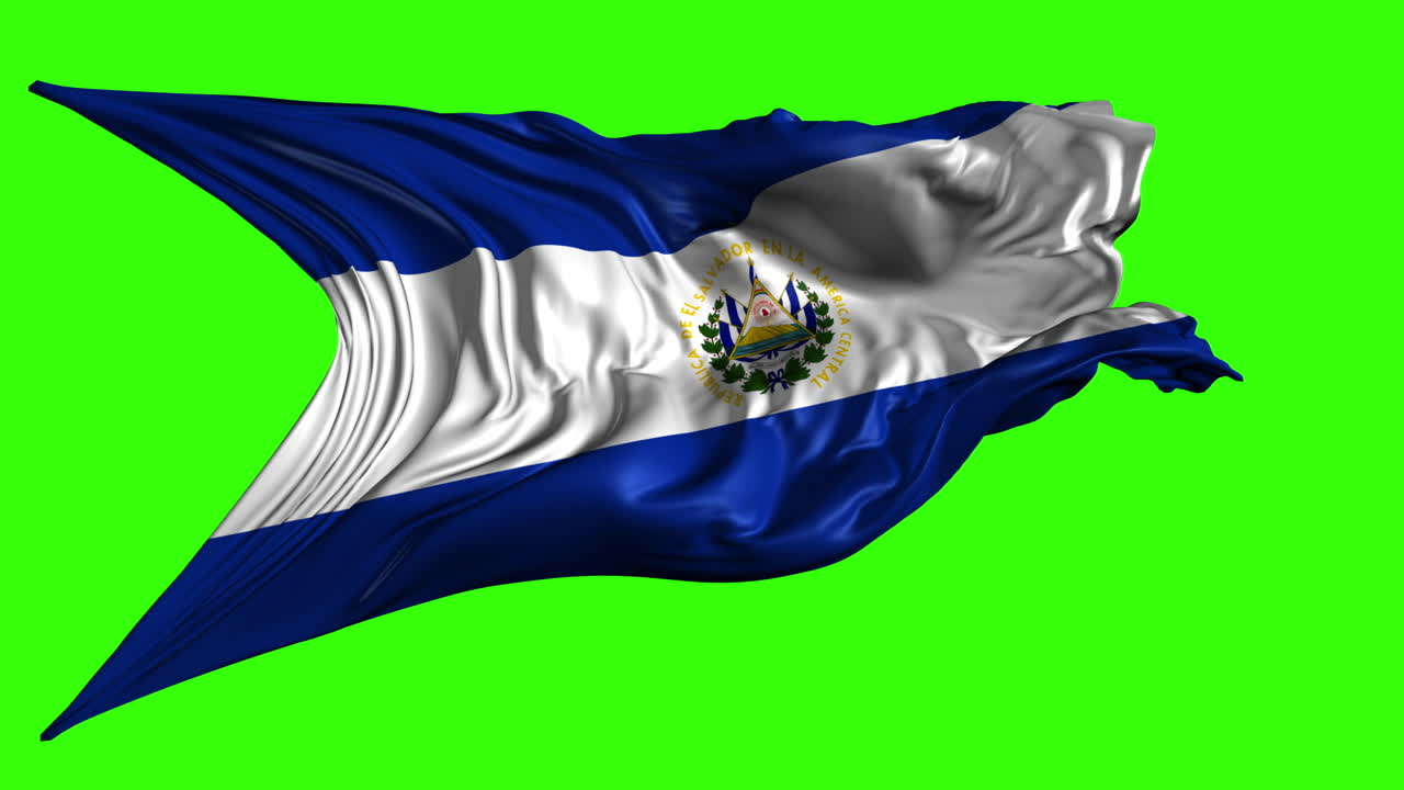 bandera de el salvador