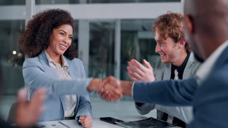 business meeting and handshake