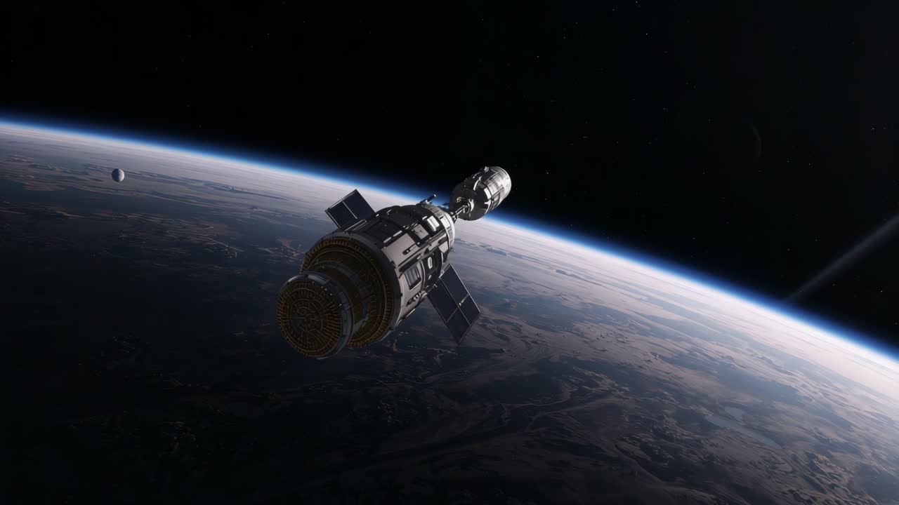 Satélite en órbita terrestre