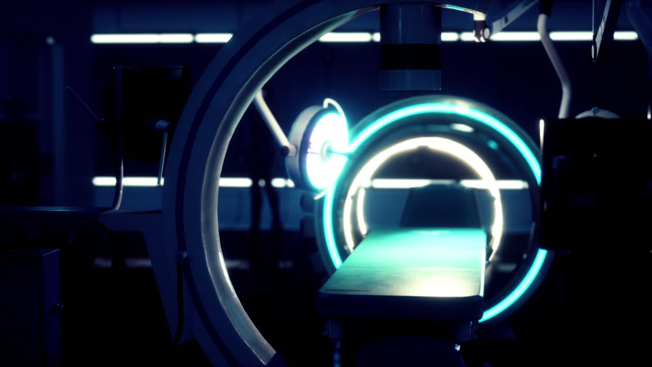 Laboratorio futuristico di Risonanza Magnetica (MRI)