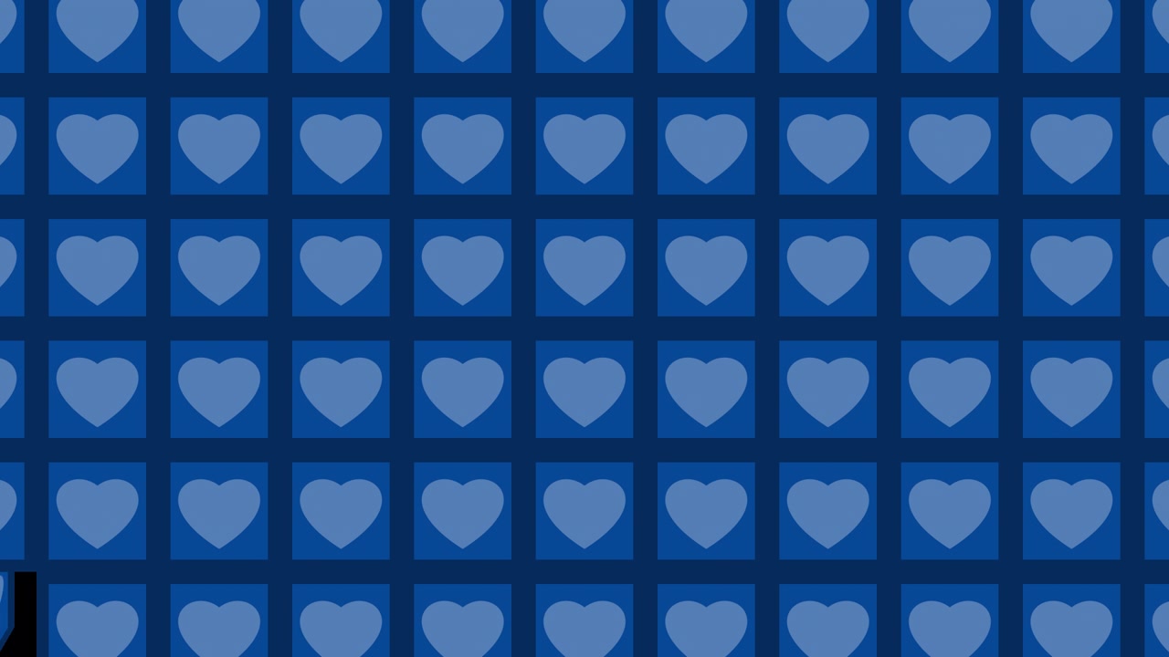 Blue Heart Pattern