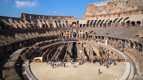 Tourist-inside-Rome-Colosseum-Italy