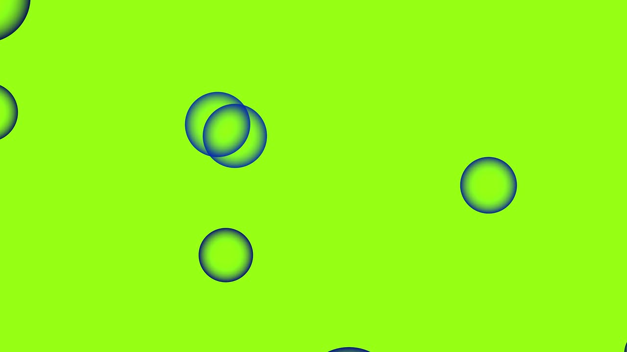 Blue bubbles rise to the top animation on the chromakey background.
