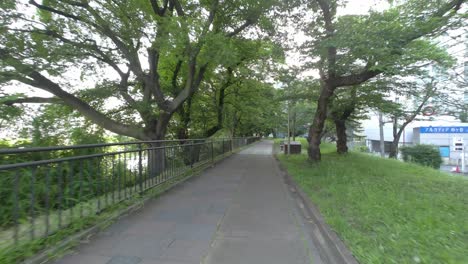 tokyo sotobori park early morning 2022