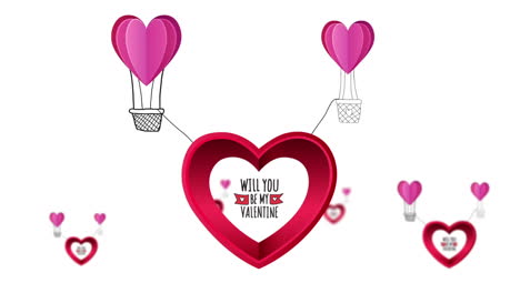 Happy-valentines-day-vector-with-heart-hot-air-balloon