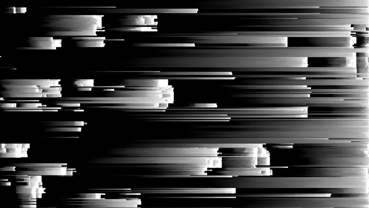 animación de bucle sin costuras abstracta del efecto de fallo del patrón de clasificación de píxeles. uso en videos musicales, transiciones, transmisión, podcast, pantallas led, rendimiento audiovisual, diseño de juegos, bucles vj.