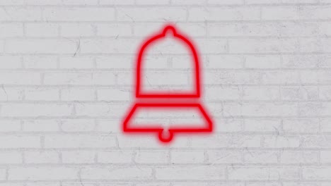 pulgares hacia abajo signo de neón en la pared de ladrillo 4k
