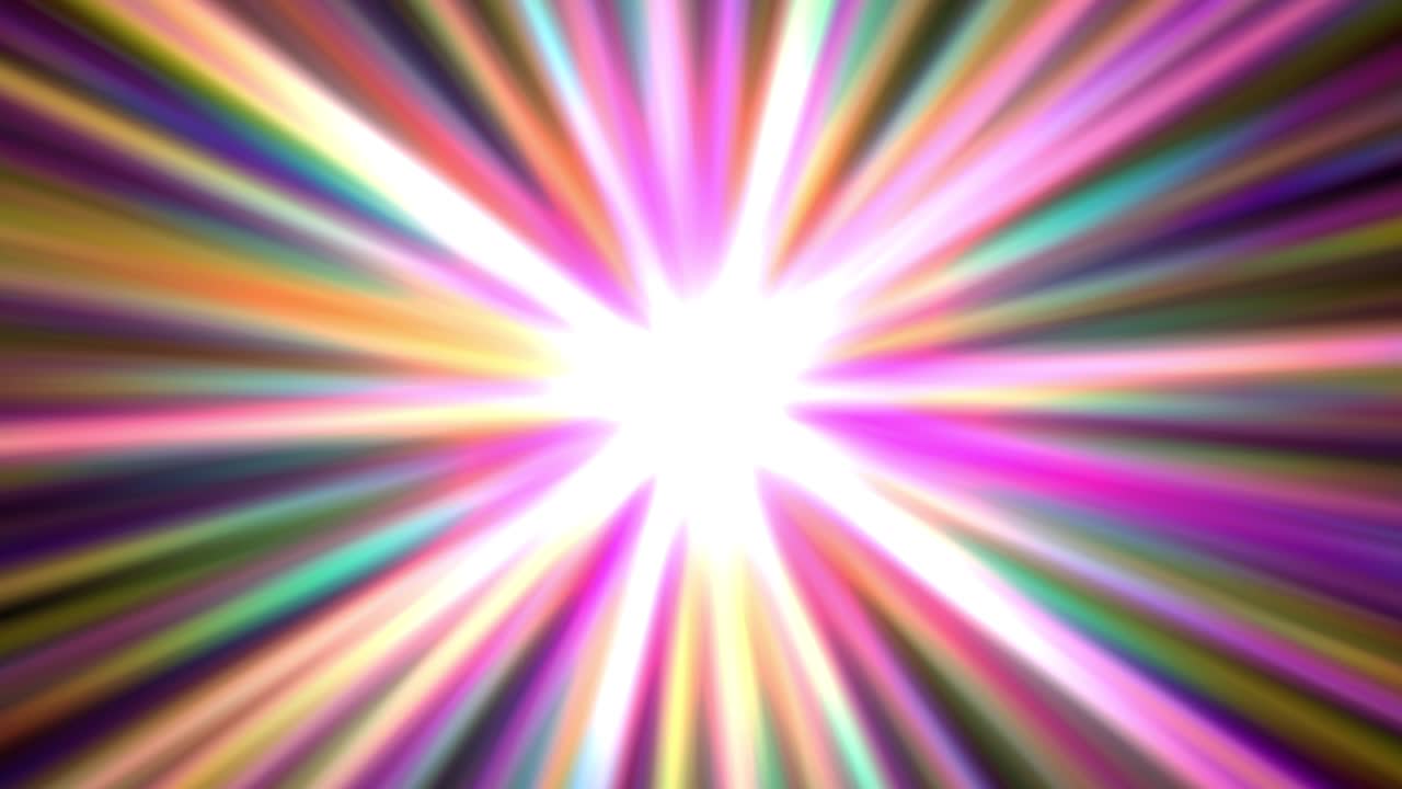 rayo de luz del sol bucle gráfico vj