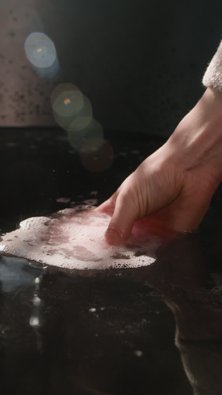 Hand in a Bubble Bath