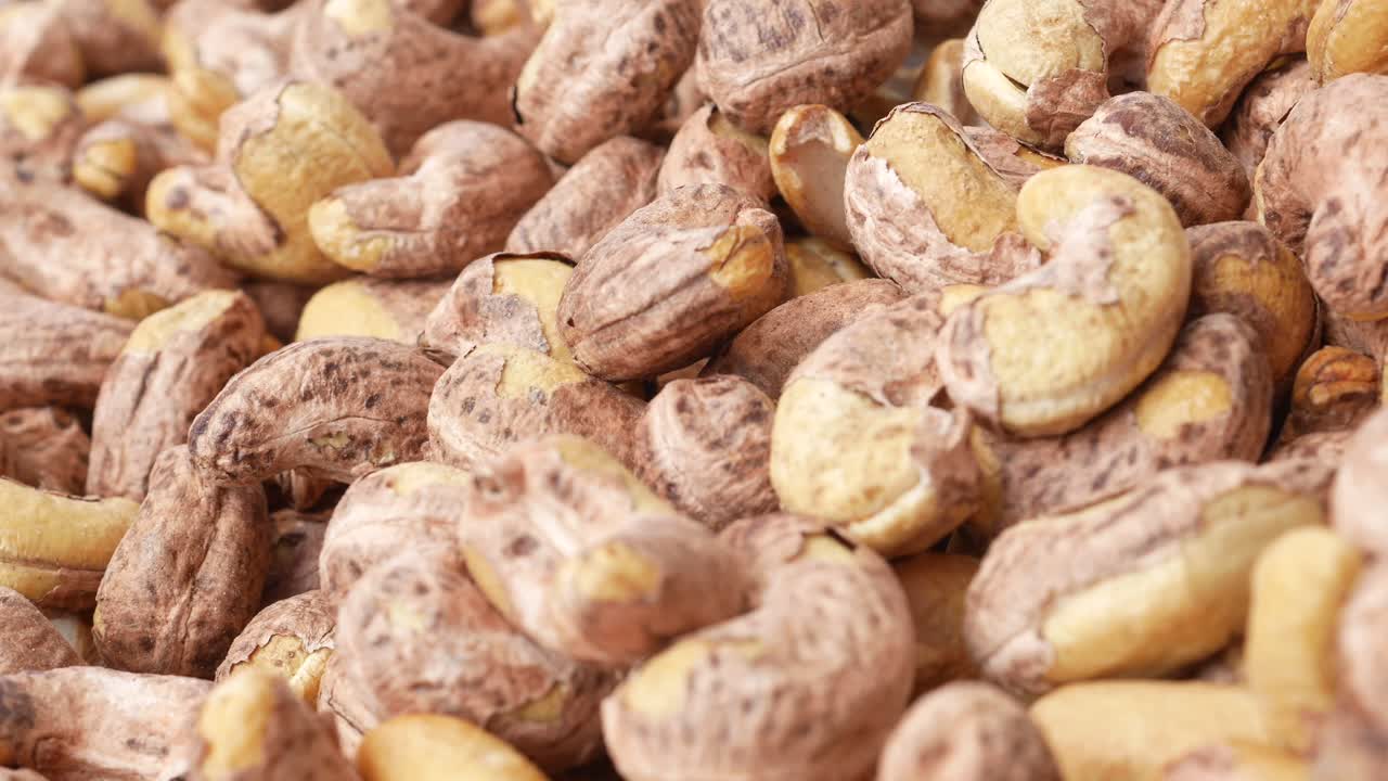 Pile of Raw Cashews
