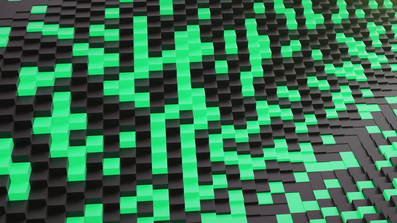 추상적인 큐빅 배경