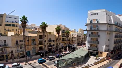 Timelapse-of-the-streets-of-Bugibba-in-Malta