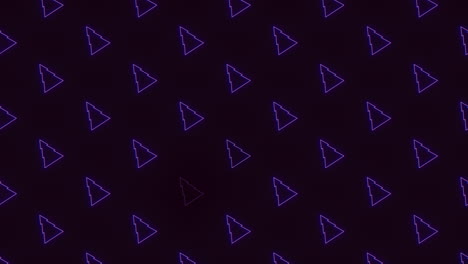 Dynamic-purple-triangular-pattern