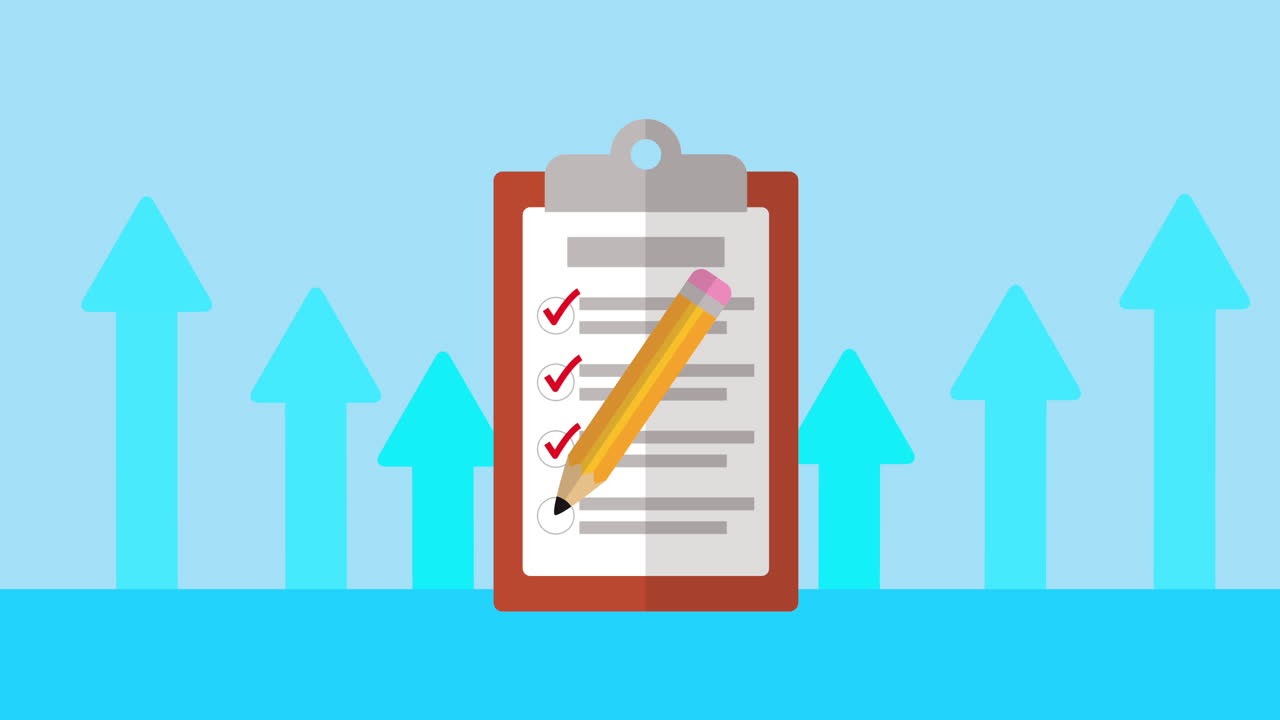 lista de comprobación con icono de lápiz